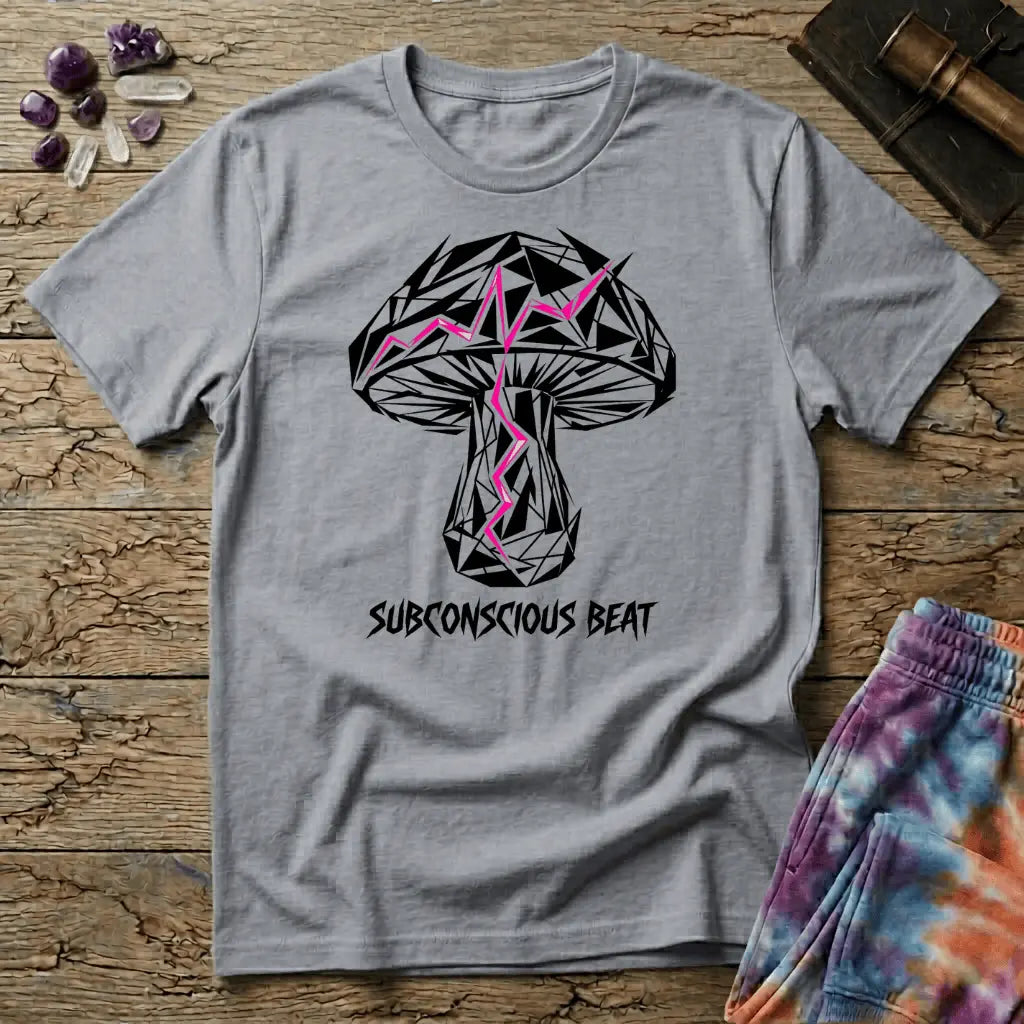 Printify T-Shirt Subconscious Beat Mushroom T-Shirt Mushroom Magic Mushroom T-Shirt
