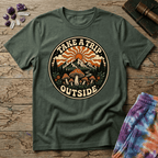 Printify T-Shirt Take A Trip Outside Mushroom T-Shirt Mushroom Magic Mushroom T-Shirt