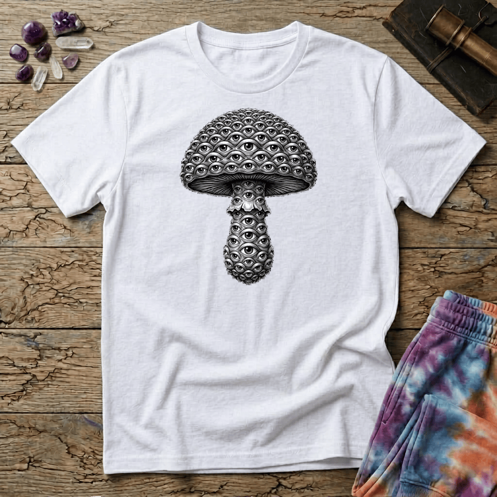 Printify T-Shirt The Eyes Have It Mushroom T-Shirt Mushroom Magic Mushroom T-Shirt