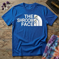 Printify T-Shirt The Shroom Face Mushroom T-Shirt Mushroom Magic Mushroom T-Shirt