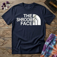 Printify T-Shirt The Shroom Face Mushroom T-Shirt Mushroom Magic Mushroom T-Shirt