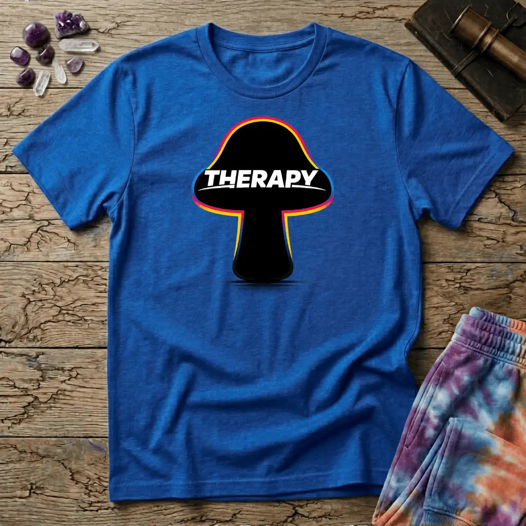 Printify T-Shirt Therapy Mushroom T-Shirt Mushroom Magic Mushroom T-Shirt