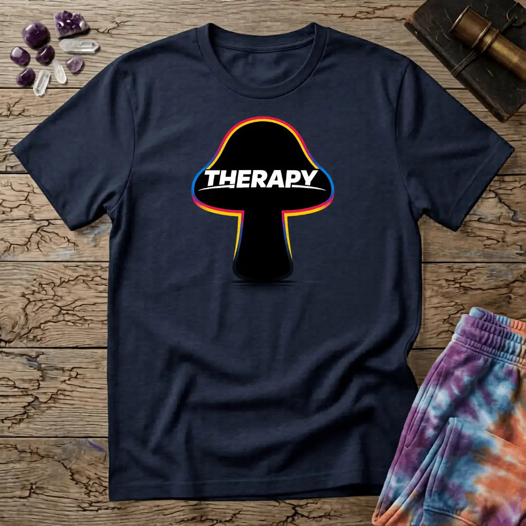 Printify T-Shirt Therapy Mushroom T-Shirt Mushroom Magic Mushroom T-Shirt