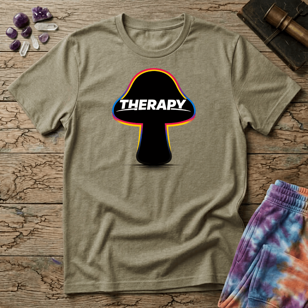 Printify T-Shirt Therapy Mushroom T-Shirt Mushroom Magic Mushroom T-Shirt