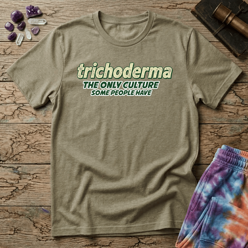 Printify T-Shirt Trichoderma Culture Mushroom T-Shirt Mushroom Magic Mushroom T-Shirt