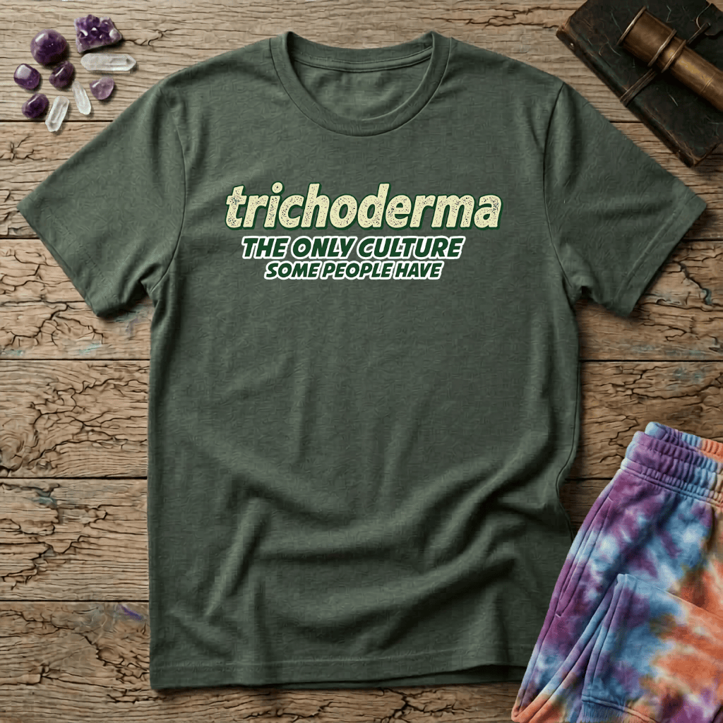 Printify T-Shirt Trichoderma Culture Mushroom T-Shirt Mushroom Magic Mushroom T-Shirt