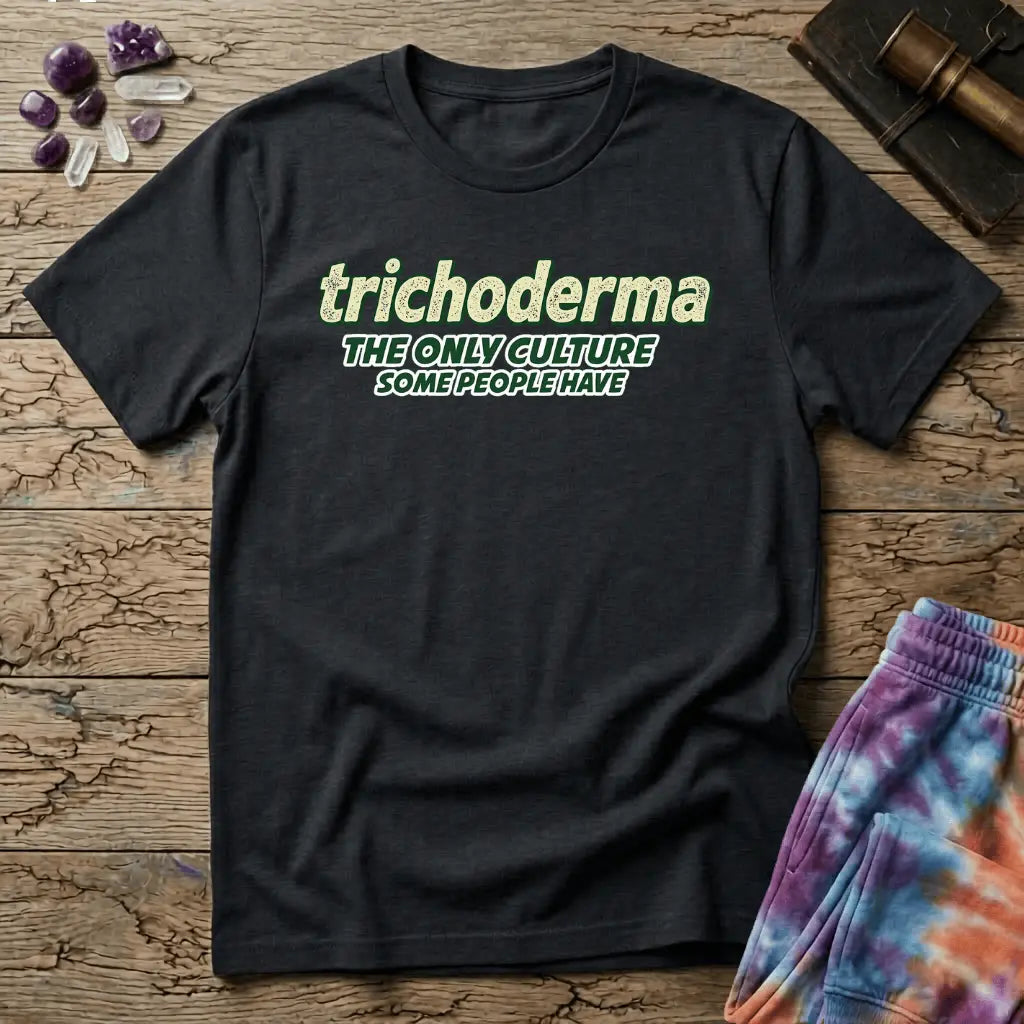 Printify T-Shirt Trichoderma Culture Mushroom T-Shirt Mushroom Magic Mushroom T-Shirt