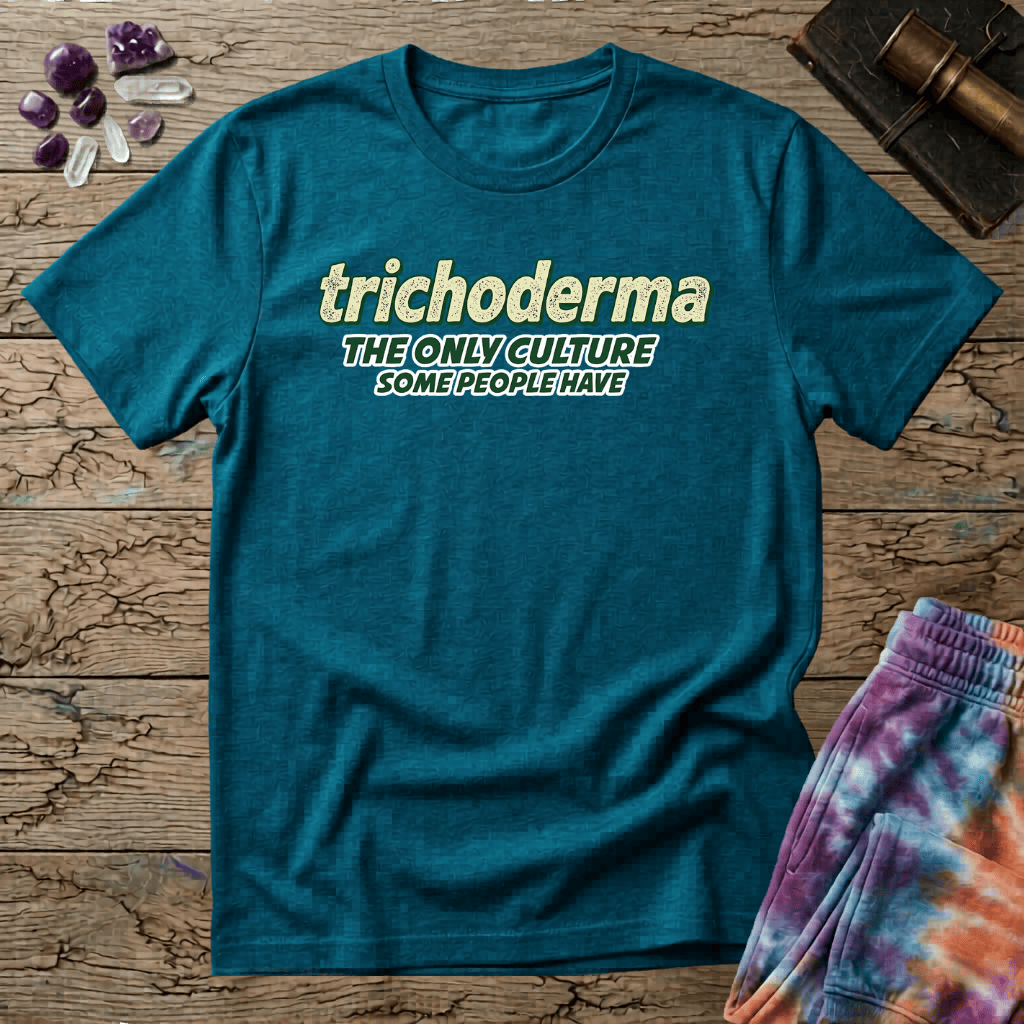 Printify T-Shirt Trichoderma Culture Mushroom T-Shirt Mushroom Magic Mushroom T-Shirt