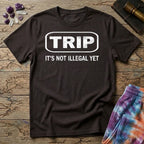 Printify T-Shirt Trip Its Not Illegal Yet T-Shirt Mushroom Magic Mushroom T-Shirt