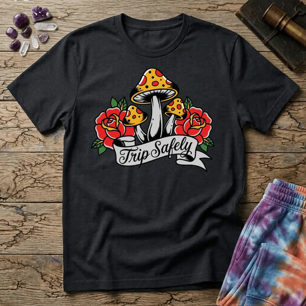 Trip Safely Mushroom T-Shirt