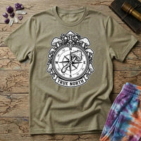 Printify T-Shirt True North Mushroom T-Shirt Mushroom Magic Mushroom T-Shirt