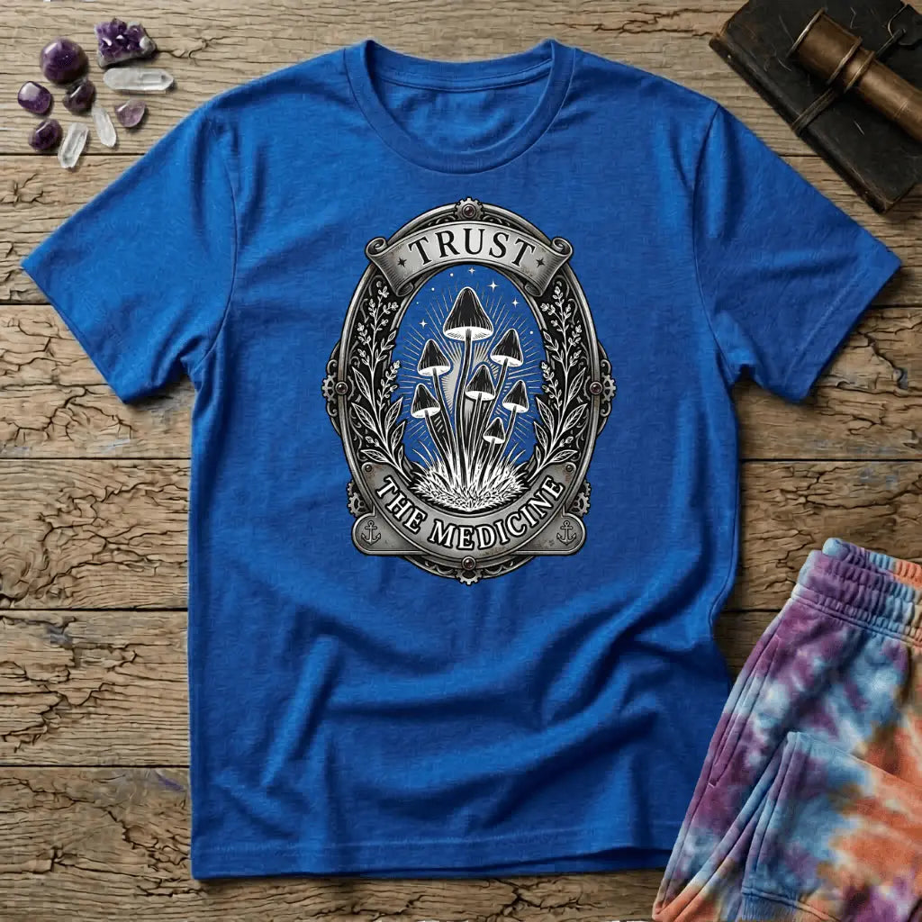 Printify T-Shirt Trust The Medicine Mushroom T-Shirt Mushroom Magic Mushroom T-Shirt