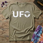Printify T-Shirt UFO Mushroom T-Shirt Mushroom Magic Mushroom T-Shirt