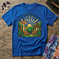Printify T-Shirt Visit Shroom Valley T-Shirt Mushroom Magic Mushroom T-Shirt