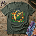 Printify T-Shirt Visit Shroom Valley T-Shirt Mushroom Magic Mushroom T-Shirt