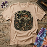 Printify T-Shirt Wander Beyond Reality Mushroom T-Shirt Mushroom Magic Mushroom T-Shirt