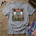 Printify T-Shirt Warning Definitely Contains Psilocybin Mushroom T-Shirt Mushroom Magic Mushroom T-Shirt
