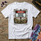 Printify T-Shirt Warning Definitely Contains Psilocybin Mushroom T-Shirt Mushroom Magic Mushroom T-Shirt