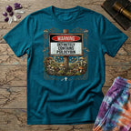 Printify T-Shirt Warning Definitely Contains Psilocybin Mushroom T-Shirt Mushroom Magic Mushroom T-Shirt