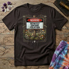 Printify T-Shirt Warning Definitely Contains Psilocybin Mushroom T-Shirt Mushroom Magic Mushroom T-Shirt