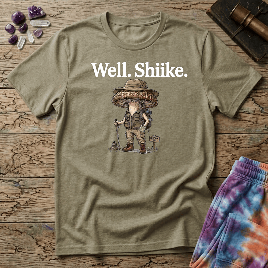 Printify T-Shirt Well Shiike Mushroom T-Shirt Mushroom Magic Mushroom T-Shirt