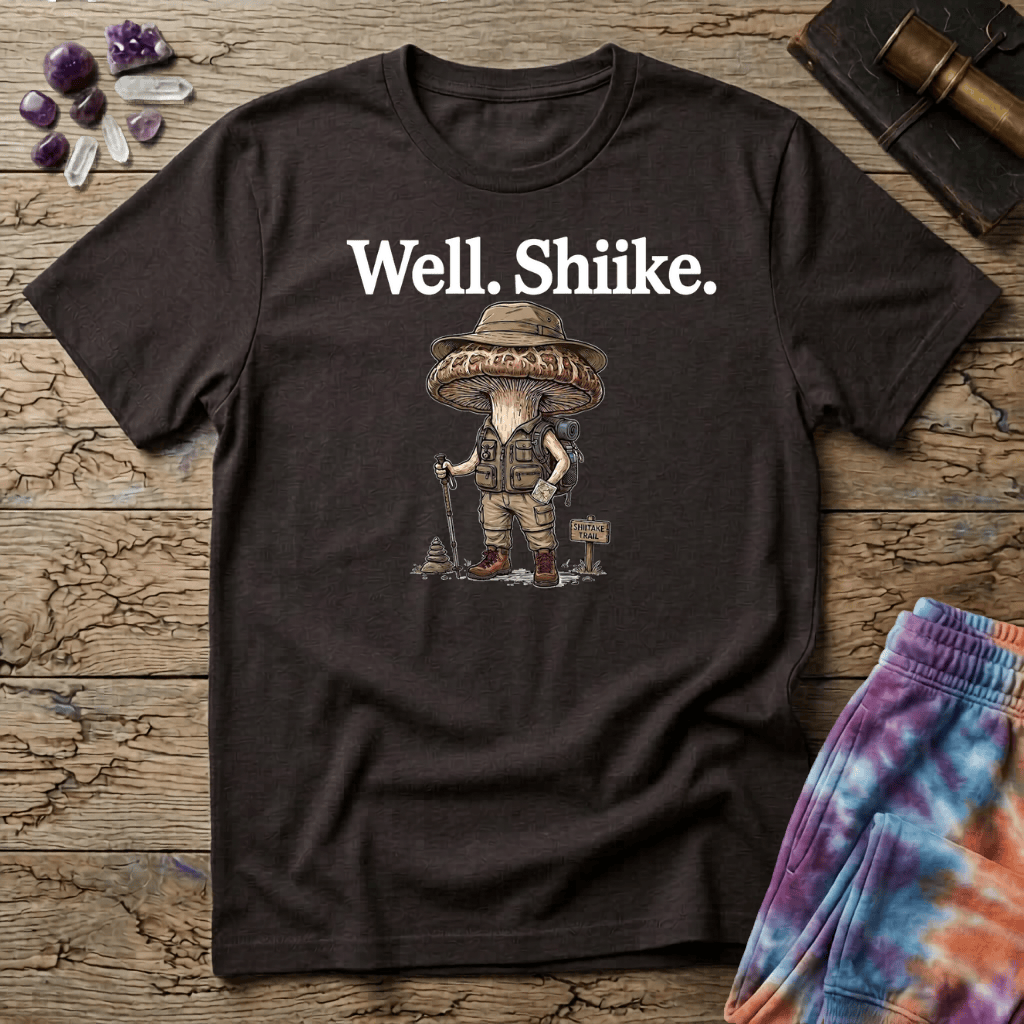 Printify T-Shirt Well Shiike Mushroom T-Shirt Mushroom Magic Mushroom T-Shirt