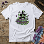 Printify T-Shirt Wicked Witch Melting Mushroom T-Shirt Mushroom Magic Mushroom T-Shirt