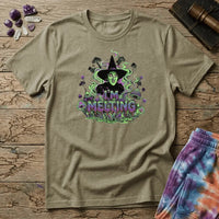 Printify T-Shirt Wicked Witch Melting Mushroom T-Shirt Mushroom Magic Mushroom T-Shirt