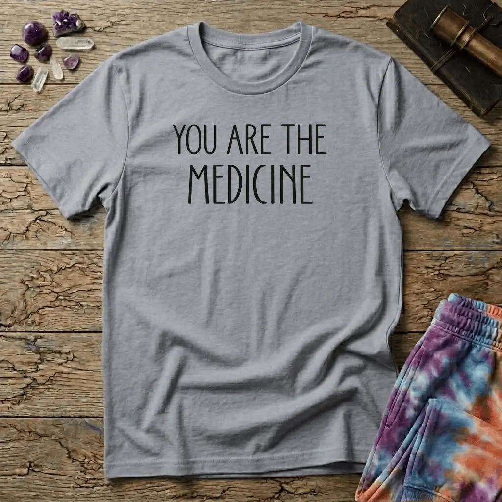 Printify T-Shirt You Are The Medicine T-Shirt Mushroom Magic Mushroom T-Shirt