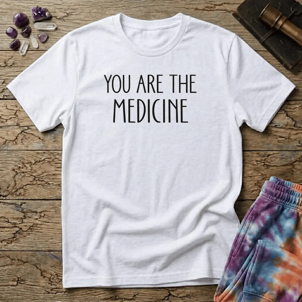 Printify T-Shirt You Are The Medicine T-Shirt Mushroom Magic Mushroom T-Shirt