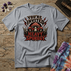 Printify T-Shirt Youre Invited Heavy Sporegy T-Shirt Mushroom Magic Mushroom T-Shirt