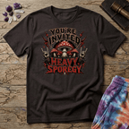 Printify T-Shirt Youre Invited Heavy Sporegy T-Shirt Mushroom Magic Mushroom T-Shirt