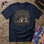 Printify T-Shirt Youre Invited Sporegy T-Shirt Mushroom Magic Mushroom T-Shirt